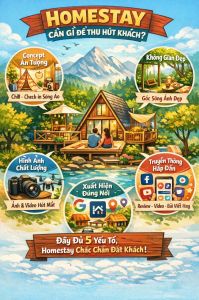 Homestay cần những gì để thu hút khách?