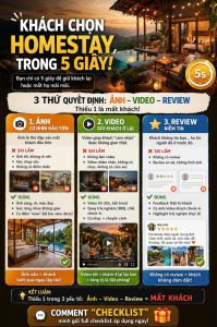 Khách chọn Homestay trong 5s